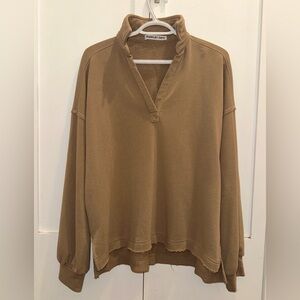 Franklin + Daysi Tan Women's Sweatshirt and Shorts set